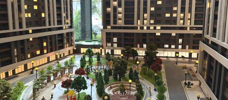 Baku City Residence Khatai"də 1 otaqlı təmirsiz mənzil satılır/69 kv.m. - 11