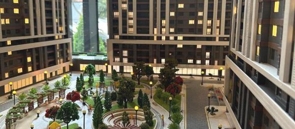 Baku City Residence Khatai"də 3 otaqlı təmirsiz mənzil satılır/127 kv.m. - 14