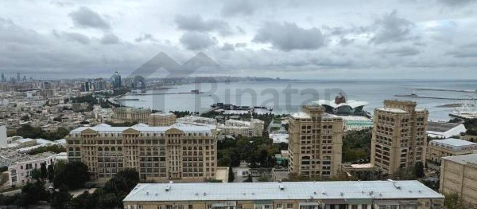 DƏNİZƏ SUPER PANORAMA..! Hillside Residence də 3 otaqlı mənzil satılır/105 kv.m. - 13