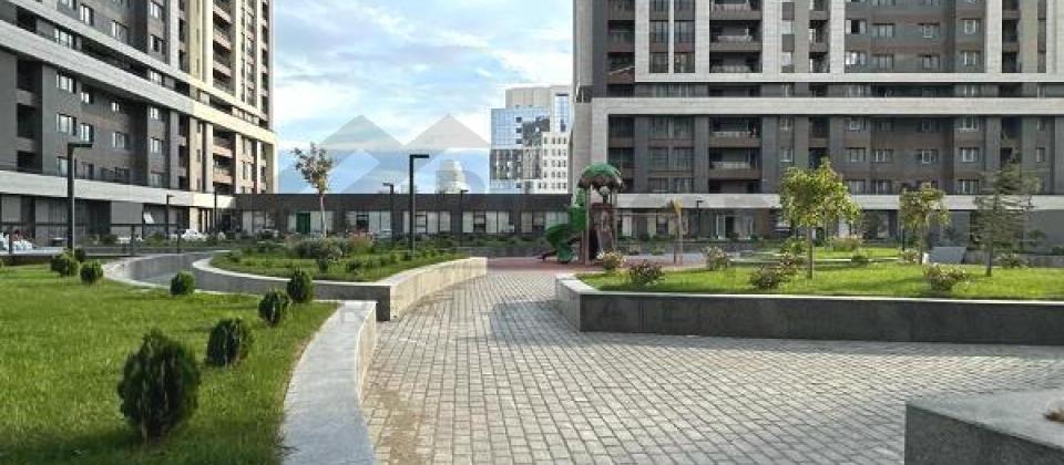 Xetai m/s, Baku City Residence Khatai'de 2 otaqli temirsiz menzil satilir/68.3 kv.m. - 2