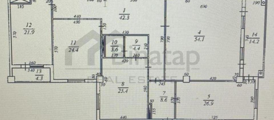 5 otaqlı mənzil satılır/285 kv.m., Azadlıq pr., 1№li Asan xidmət və Neftçi bazaya yaxındır - 7