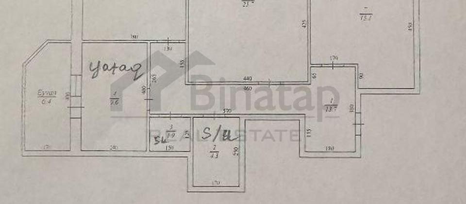 3 otaqlı mənzil satılır/100 kv.m., Şərq bazarının yanında yerləşir - 10