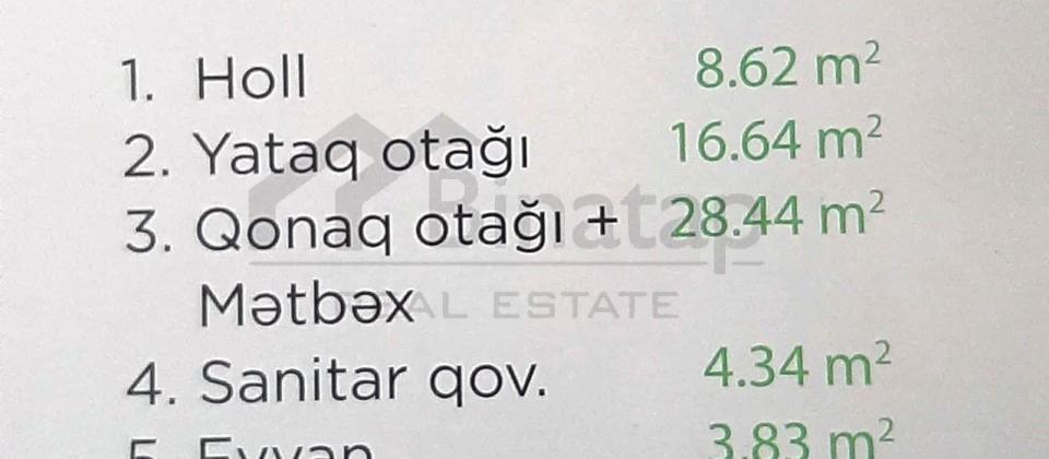 Satılır 2 otaqlı yeni tikili 68.3 m², Elmlər Akademiyası m - 10