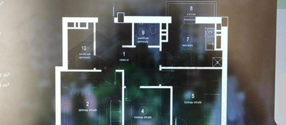 3 otaqlı yeni tikili – 86 m² – Hövsan Mida 1 - 15