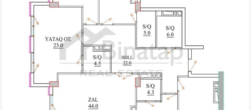 NERİMANOV 5 OTAQ YENİ TİKİLİ - 3