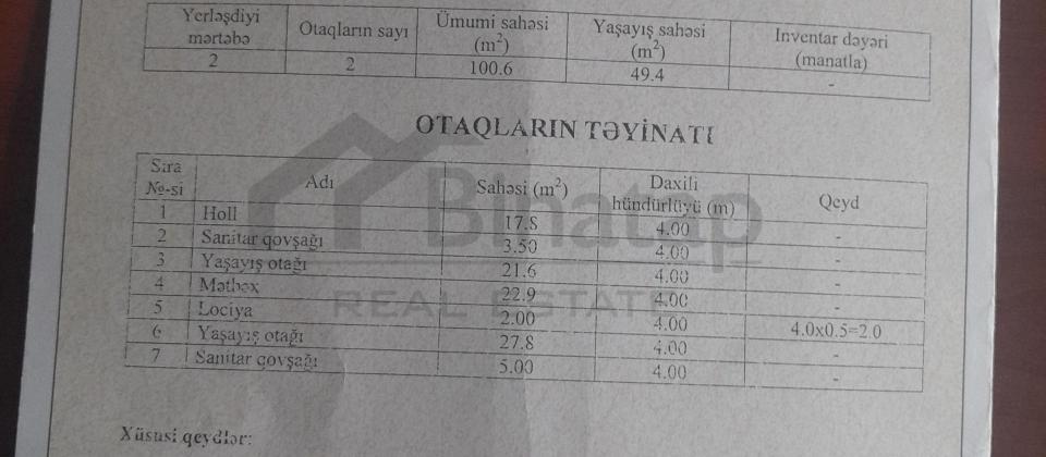 nizamide 2 ədəd 2 otaqlı mənzil satışı - 15