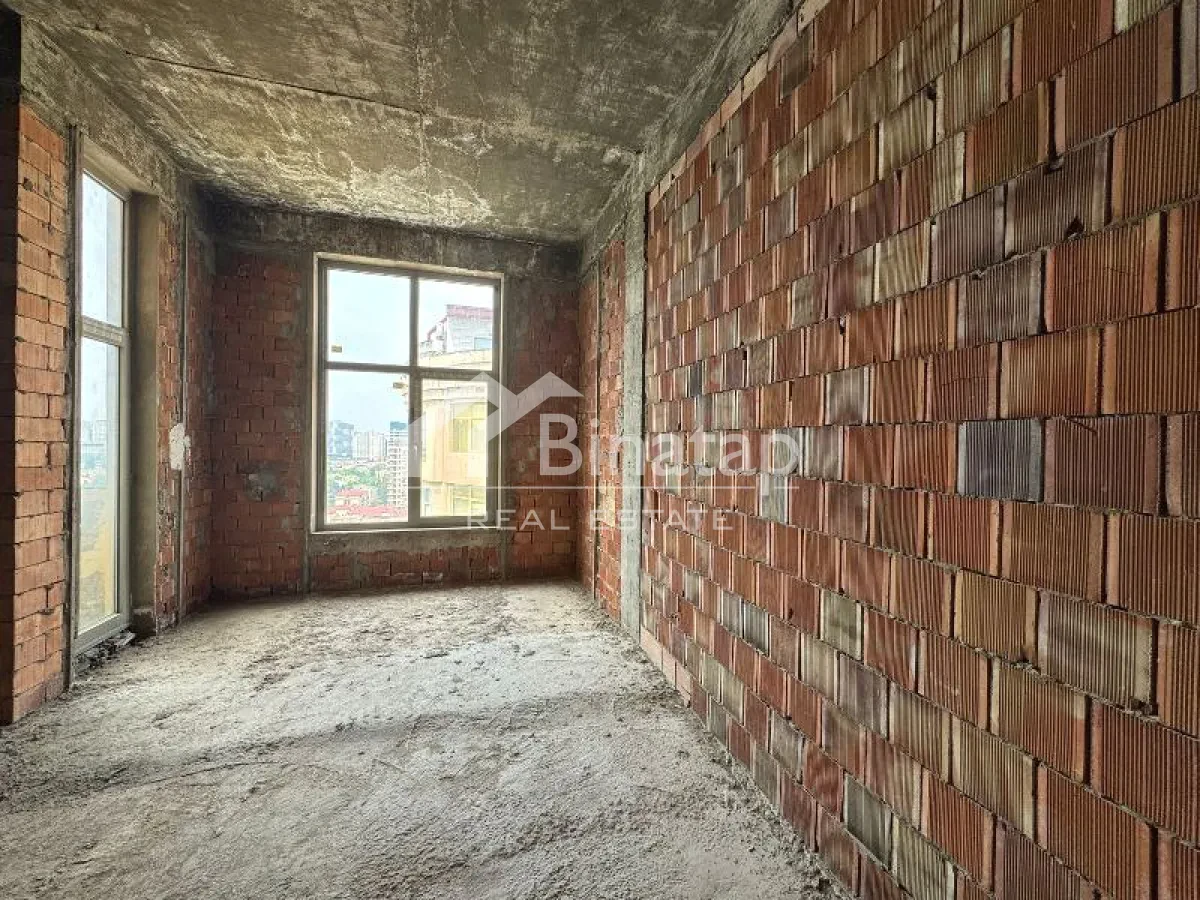 3 otaqlı yeni tikili 127 m², Yasamal r. — şəkil 12