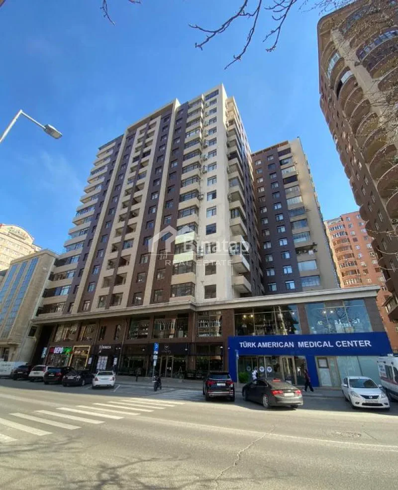 3 otaqlı yeni tikili 148 m², Nəsimi r.