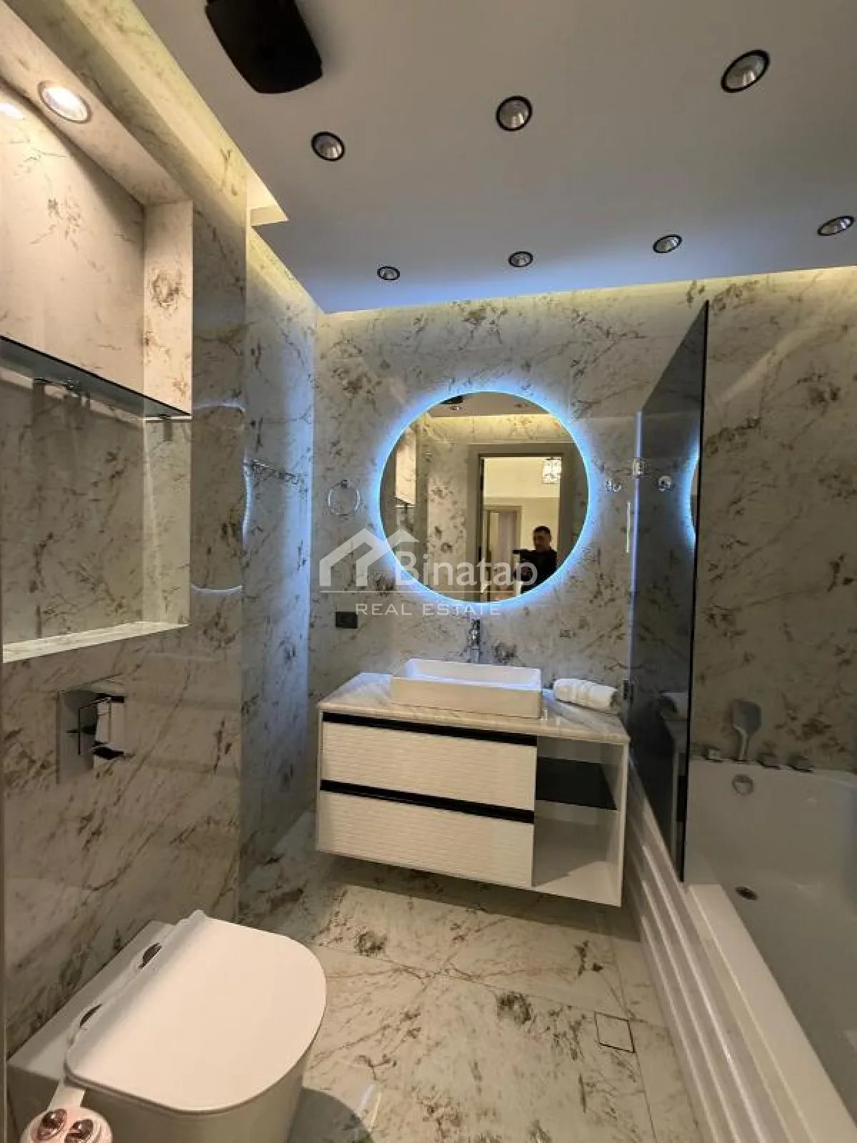 4 otaqlı yeni tikili 180 m², Nəsimi r. — şəkil 22