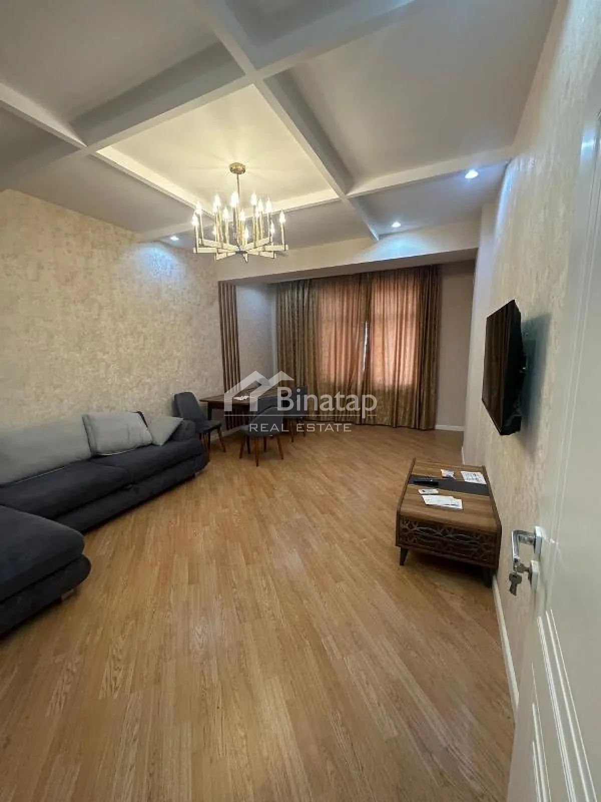 İcarəyə verilir 2 otaqlı yeni tikili 87 m², 8 Noyabr m. — şəkil 1