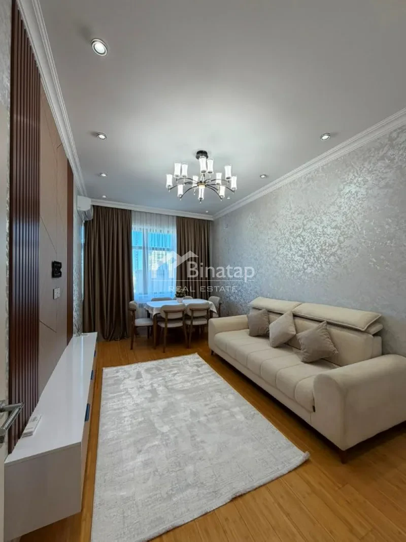 Продаётся 2-комн. новостройка 55 м², м. Элмляр Академиясы — фото 2
