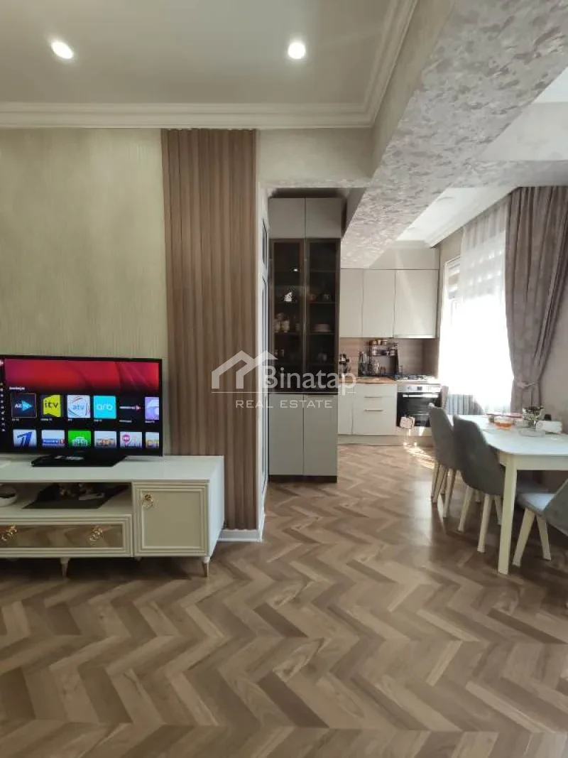 Satılır 2 otaqlı yeni tikili 56 m², Elmlər Akademiyası m. — şəkil 3