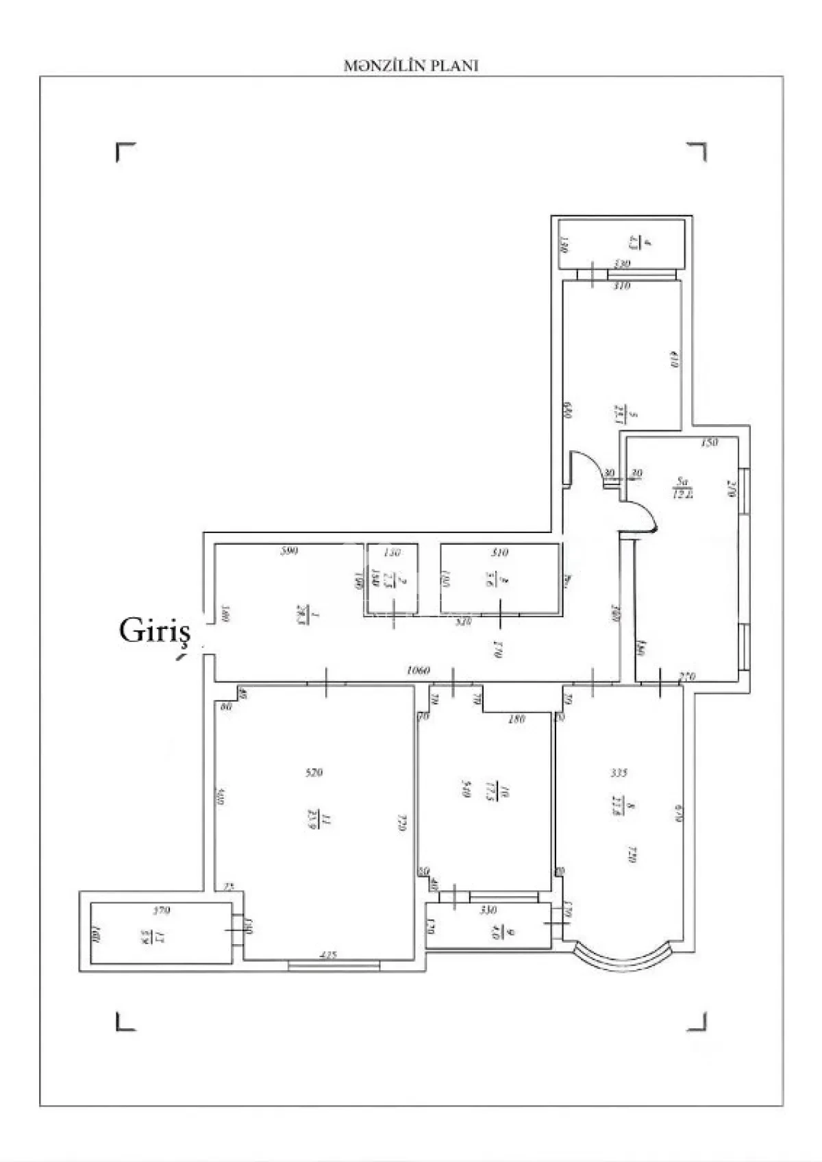 Satılır 4 otaqlı yeni tikili 180 m², Gənclik m. — şəkil 14