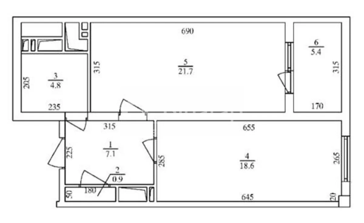 Satılır 2 otaqlı yeni tikili 68 m², Elmlər Akademiyası m. — şəkil 13