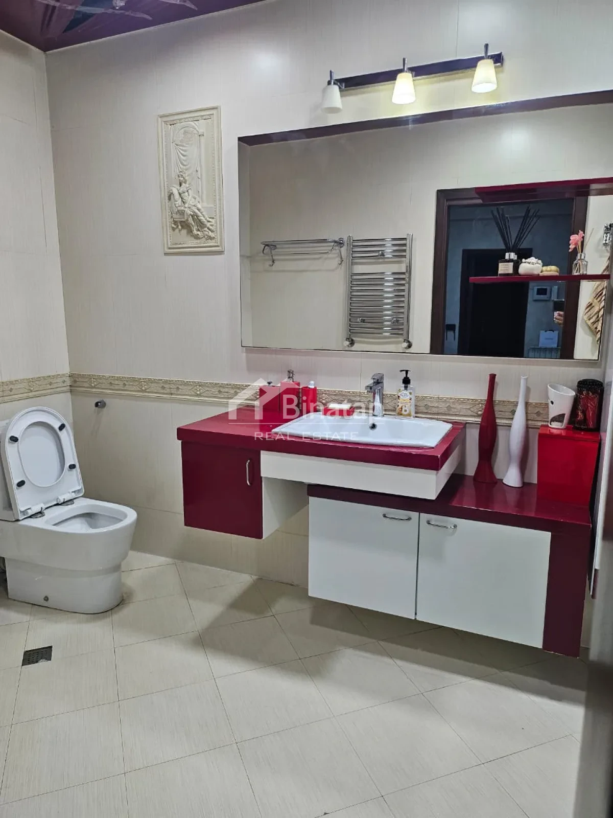 İcarəyə verilir 3 otaqlı yeni tikili 129 m² — şəkil 9