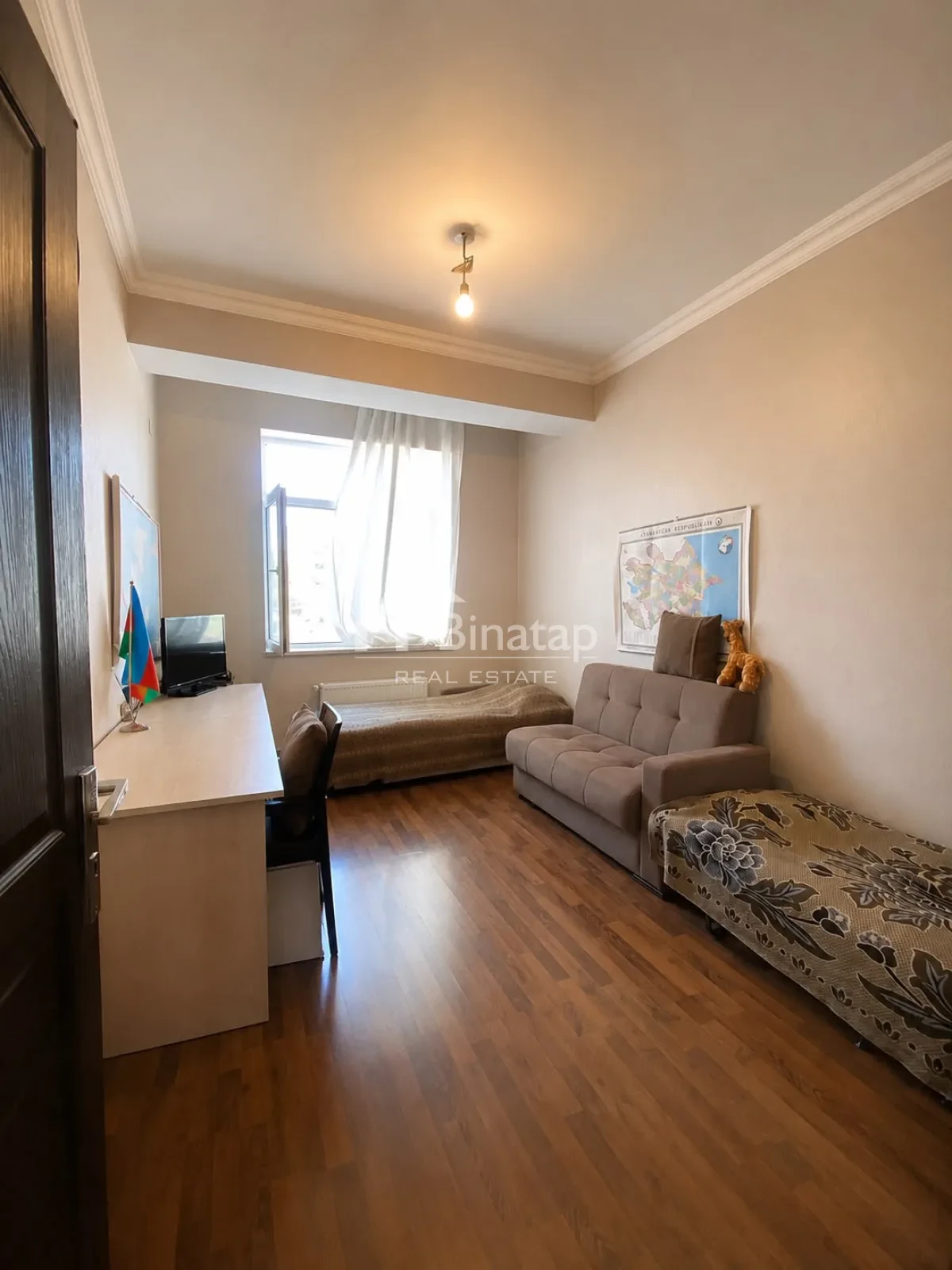 Satılır 1 otaqlı yeni tikili 40 m², İnşaatçılar m. — şəkil 1