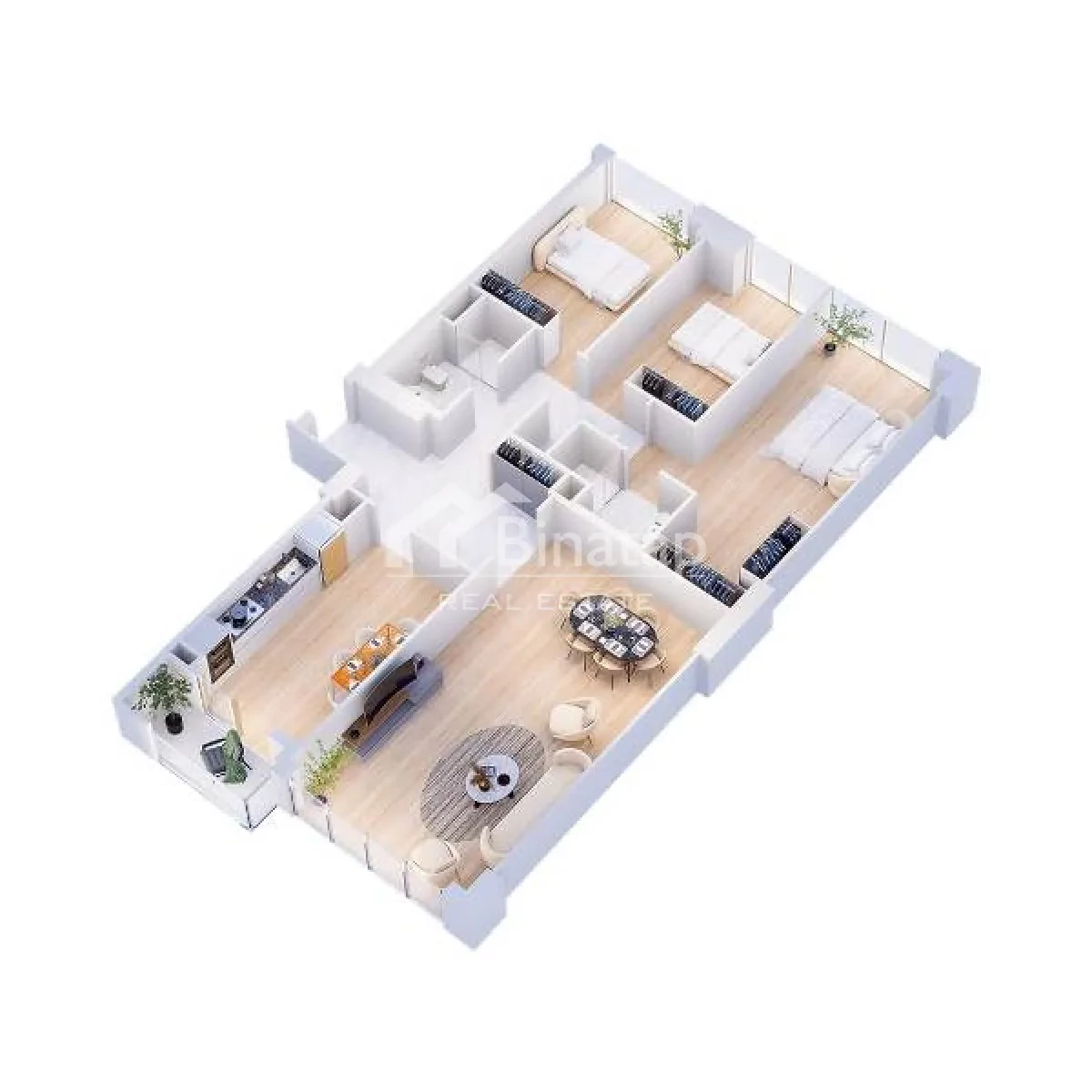 Продаётся 4-комн. новостройка 128 м², м. Нариман Нариманов — фото 16
