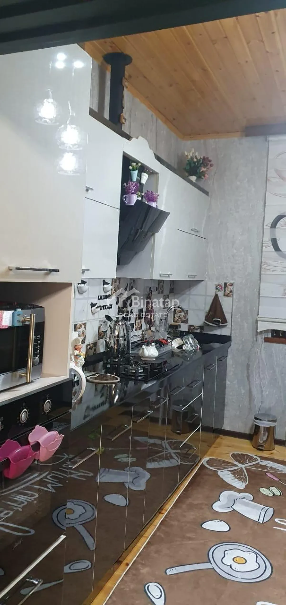 İcarəyə verilir 3 otaqlı yeni tikili 75 m², Bakmil m. — şəkil 9