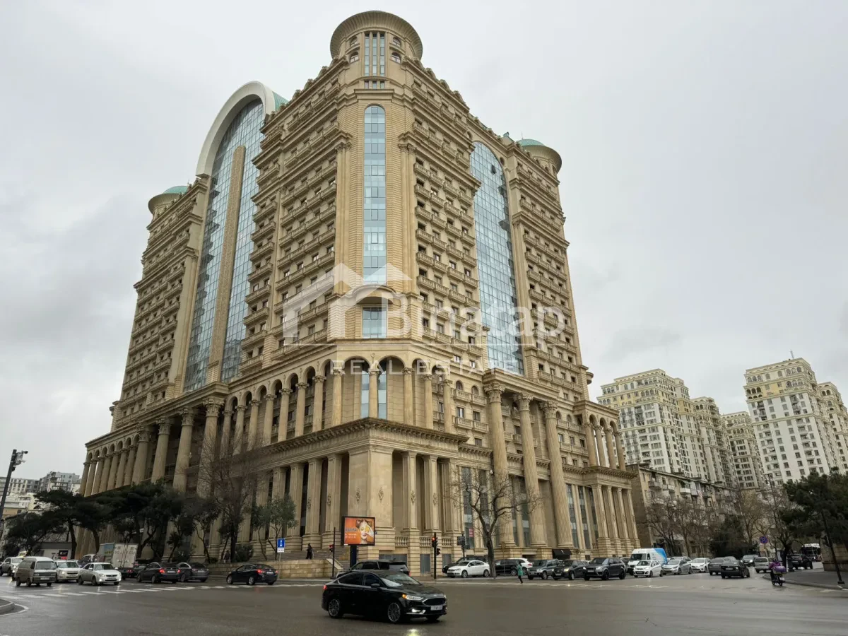 Satılır 3 otaqlı yeni tikili 97 m², Elmlər Akademiyası m. — şəkil 1