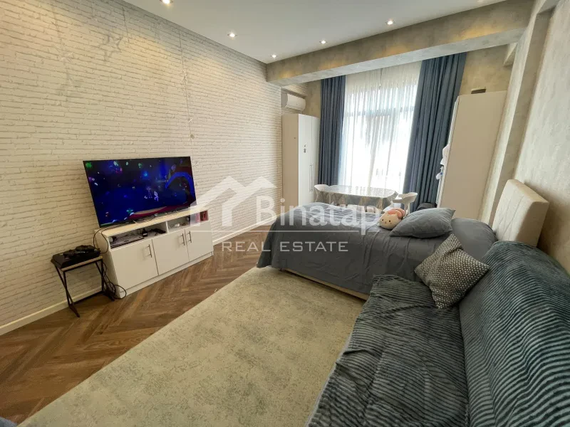 Satılır 3 otaqlı yeni tikili 95 m², İnşaatçılar m. — şəkil 8