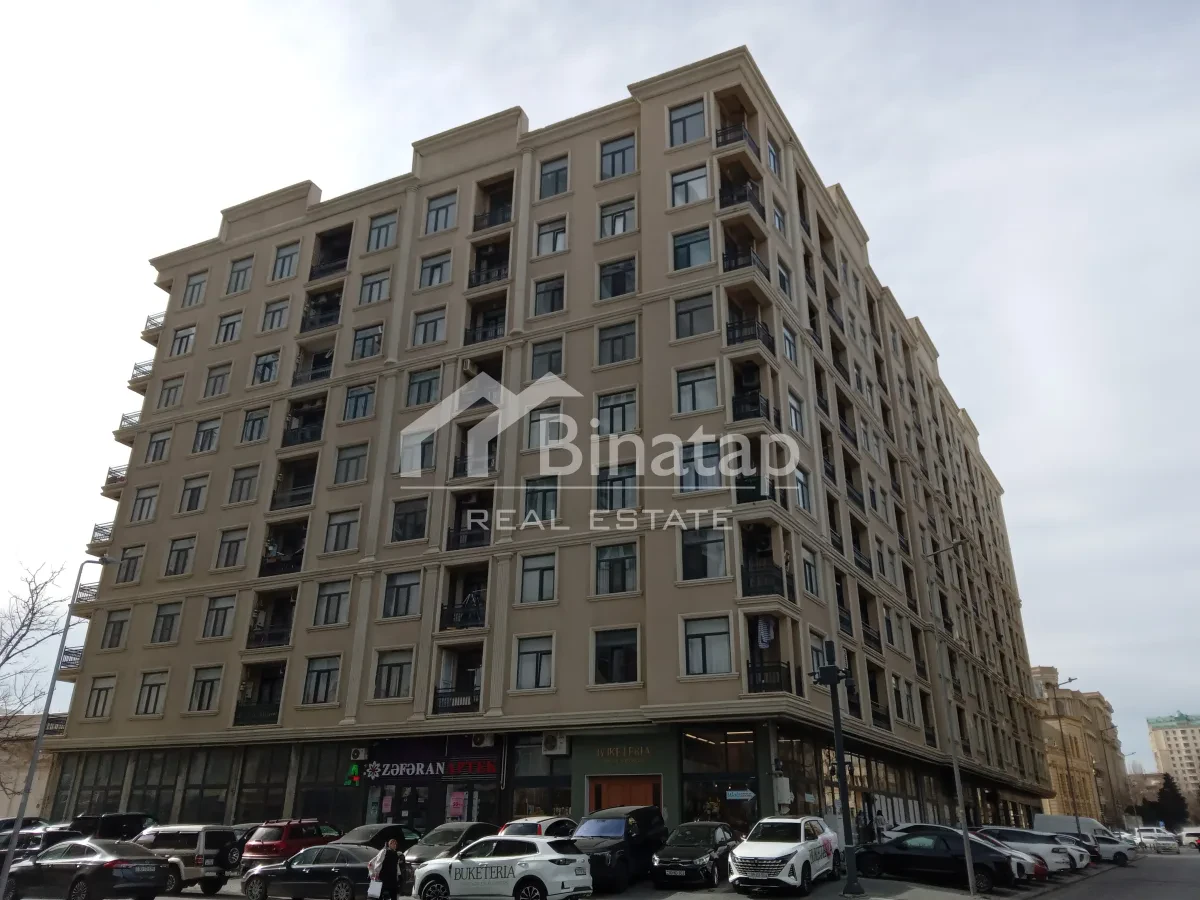 Satılır 3 otaqlı yeni tikili 96 m², Nəriman Nərimanov m. — şəkil 1