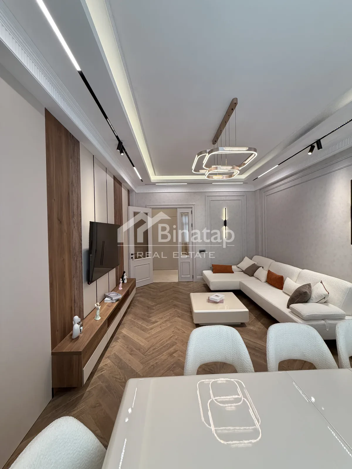 Satılır 3 otaqlı yeni tikili 120 m², Elmlər Akademiyası m. — şəkil 1