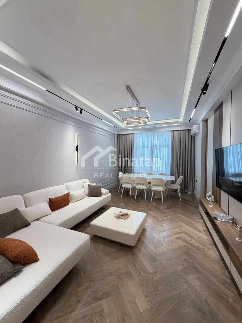 Satılır 3 otaqlı yeni tikili 120 m², Elmlər Akademiyası m. — şəkil 2