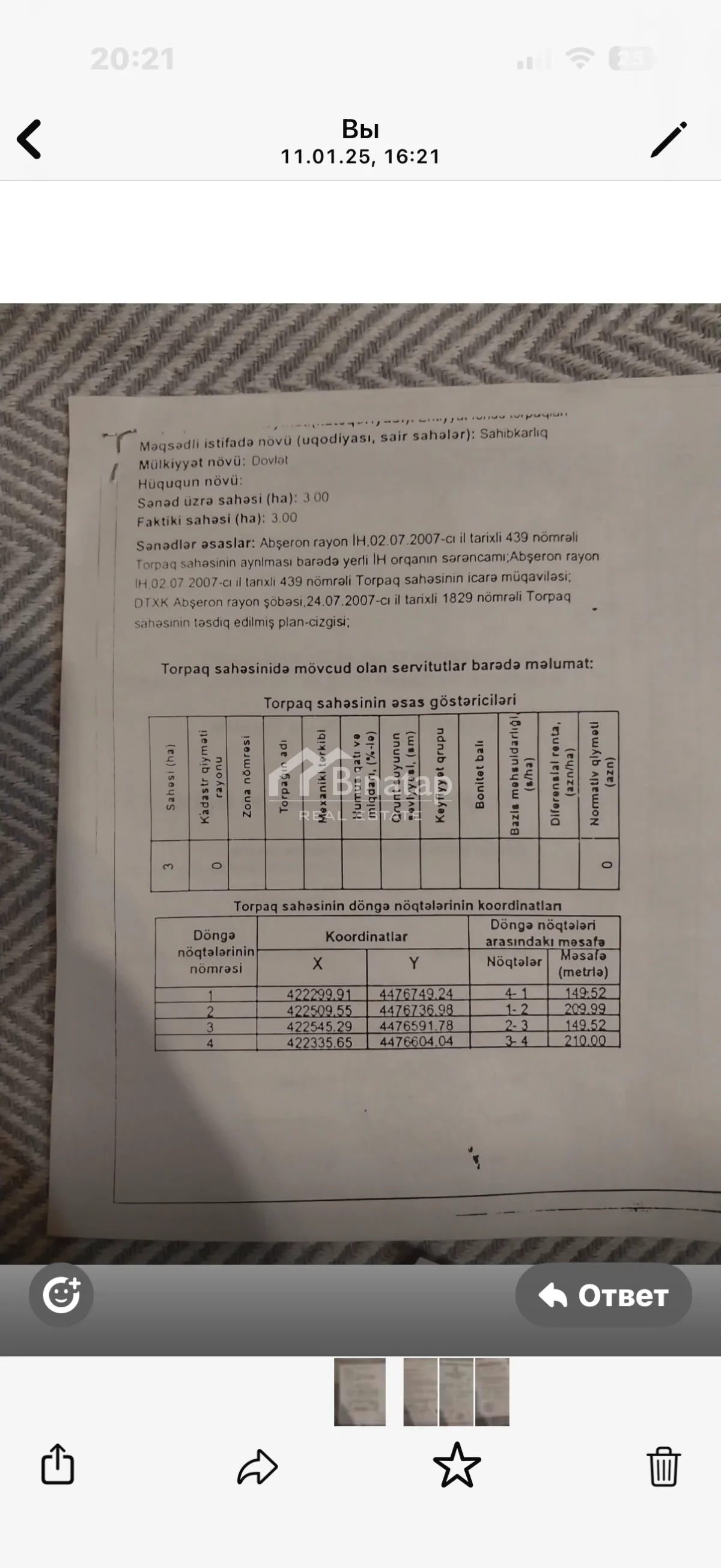 Satılır torpaq 3 sot, Koroğlu m. — şəkil 3