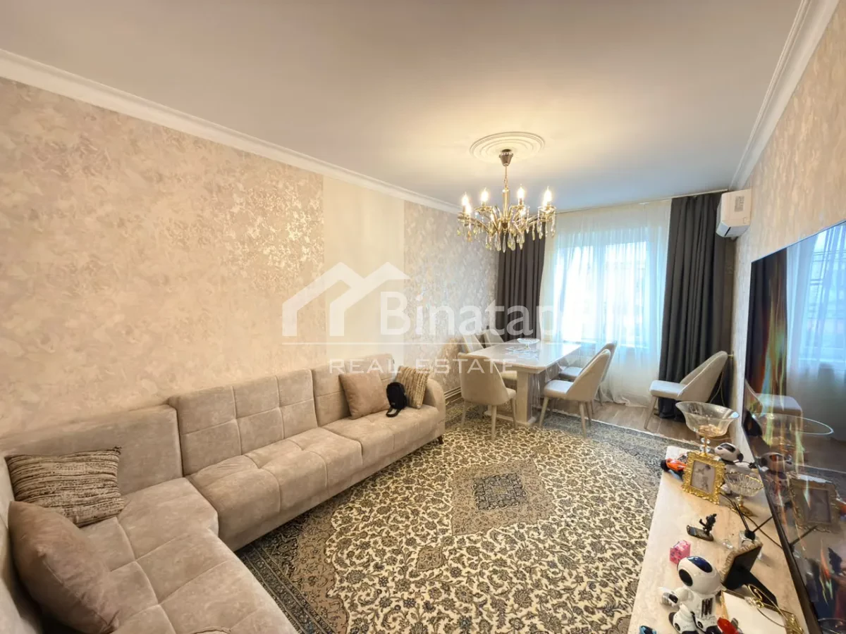 Satılır 2 otaqlı yeni tikili 60 m², İnşaatçılar m. — şəkil 1