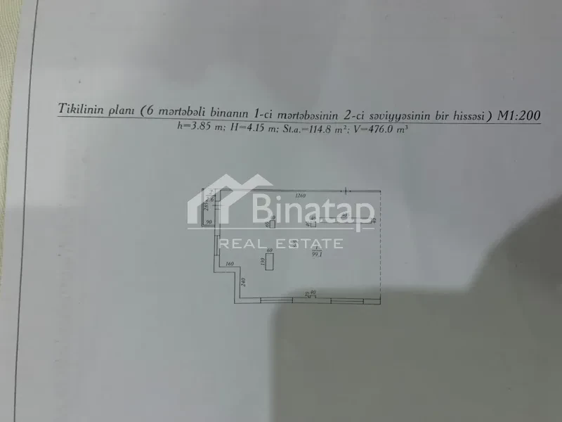 Satılır obyekt 115 m², Nizami m. — şəkil 9