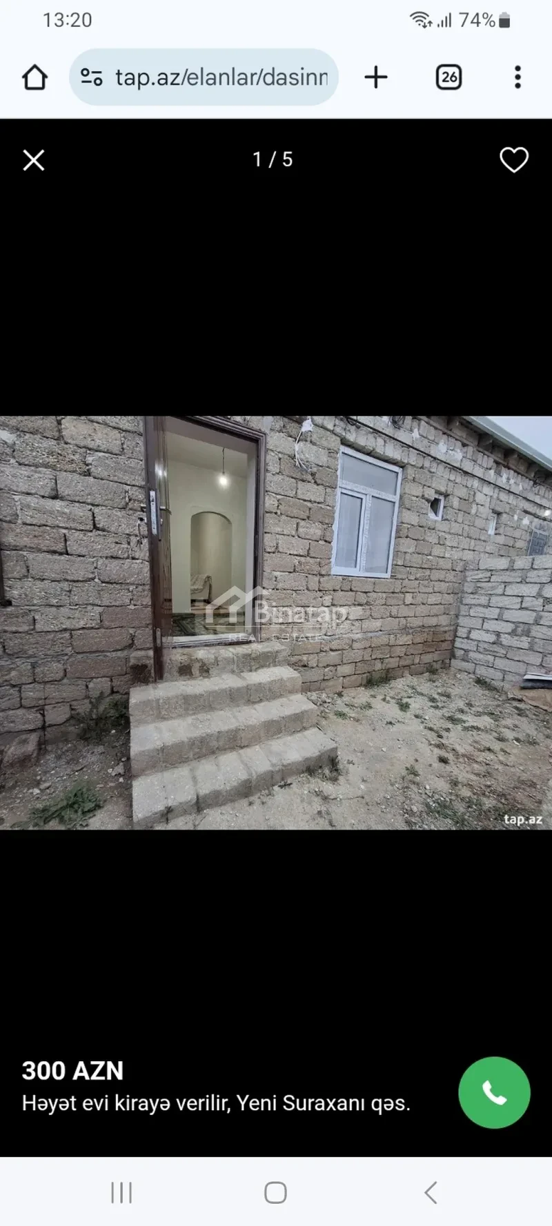 İcarəyə verilir 2 otaqlı həyət evi / bağ evi 70 m², Koroğlu m. — şəkil 9