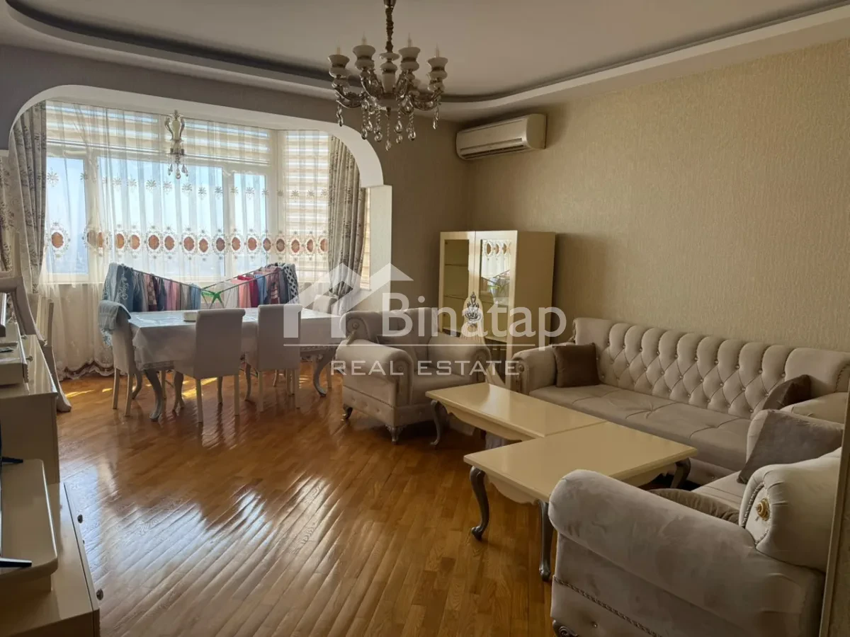 İcarəyə verilir 3 otaqlı yeni tikili 110 m², İnşaatçılar m. — şəkil 2