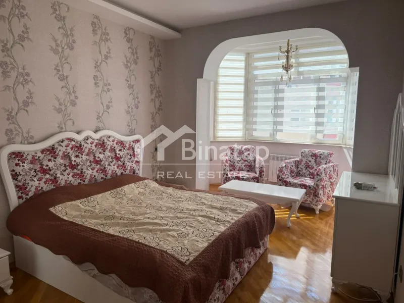 İcarəyə verilir 3 otaqlı yeni tikili 110 m², İnşaatçılar m. — şəkil 4