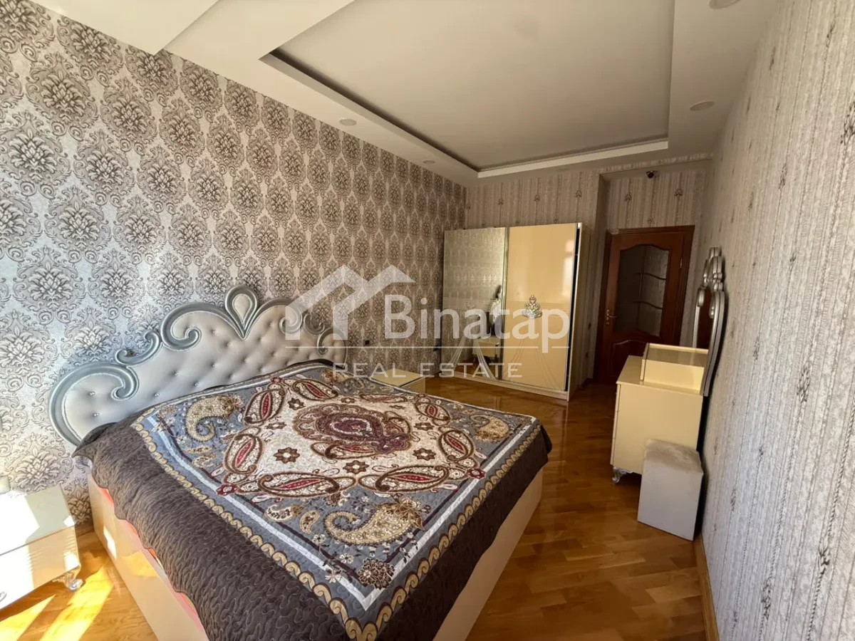 İcarəyə verilir 3 otaqlı yeni tikili 110 m², İnşaatçılar m. — şəkil 6