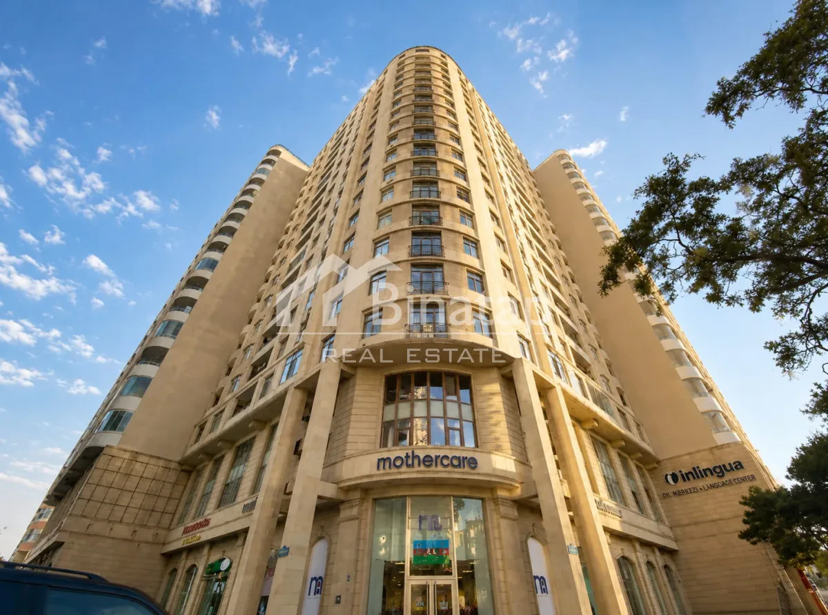 İcarəyə verilir 3 otaqlı yeni tikili 145 m², Elmlər Akademiyası m. — şəkil 1