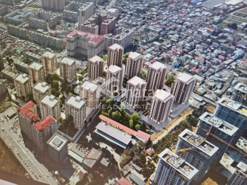 Satılır 3 otaqlı yeni tikili 95.80 m², İnşaatçılar m. — şəkil 4