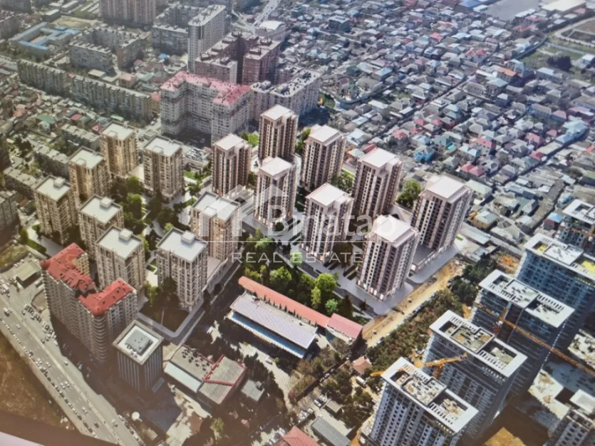 Satılır 3 otaqlı yeni tikili 95.80 m², İnşaatçılar m. — şəkil 4