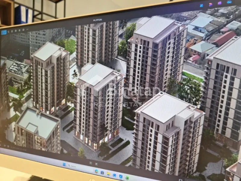 Satılır 3 otaqlı yeni tikili 95.80 m², İnşaatçılar m. — şəkil 5