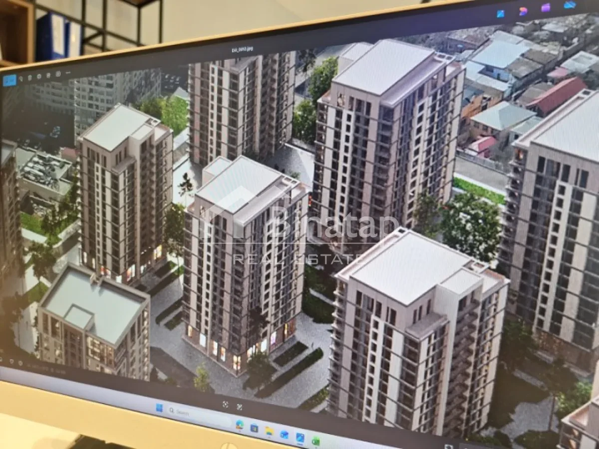 Satılır 3 otaqlı yeni tikili 95.80 m², İnşaatçılar m. — şəkil 5