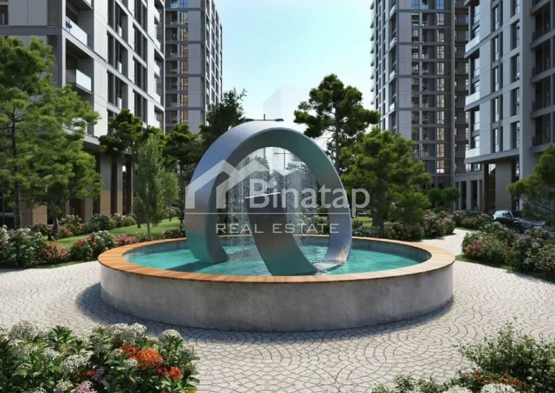 Satılır 3 otaqlı yeni tikili 95.80 m², İnşaatçılar m. — şəkil 11