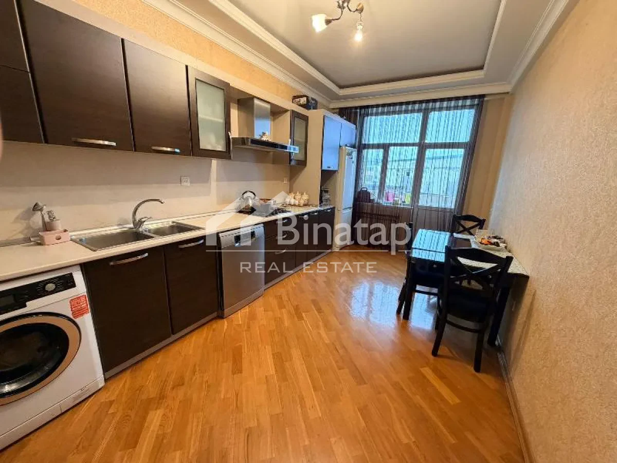 Satılır 2 otaqlı yeni tikili 98 m², İnşaatçılar m. — şəkil 5