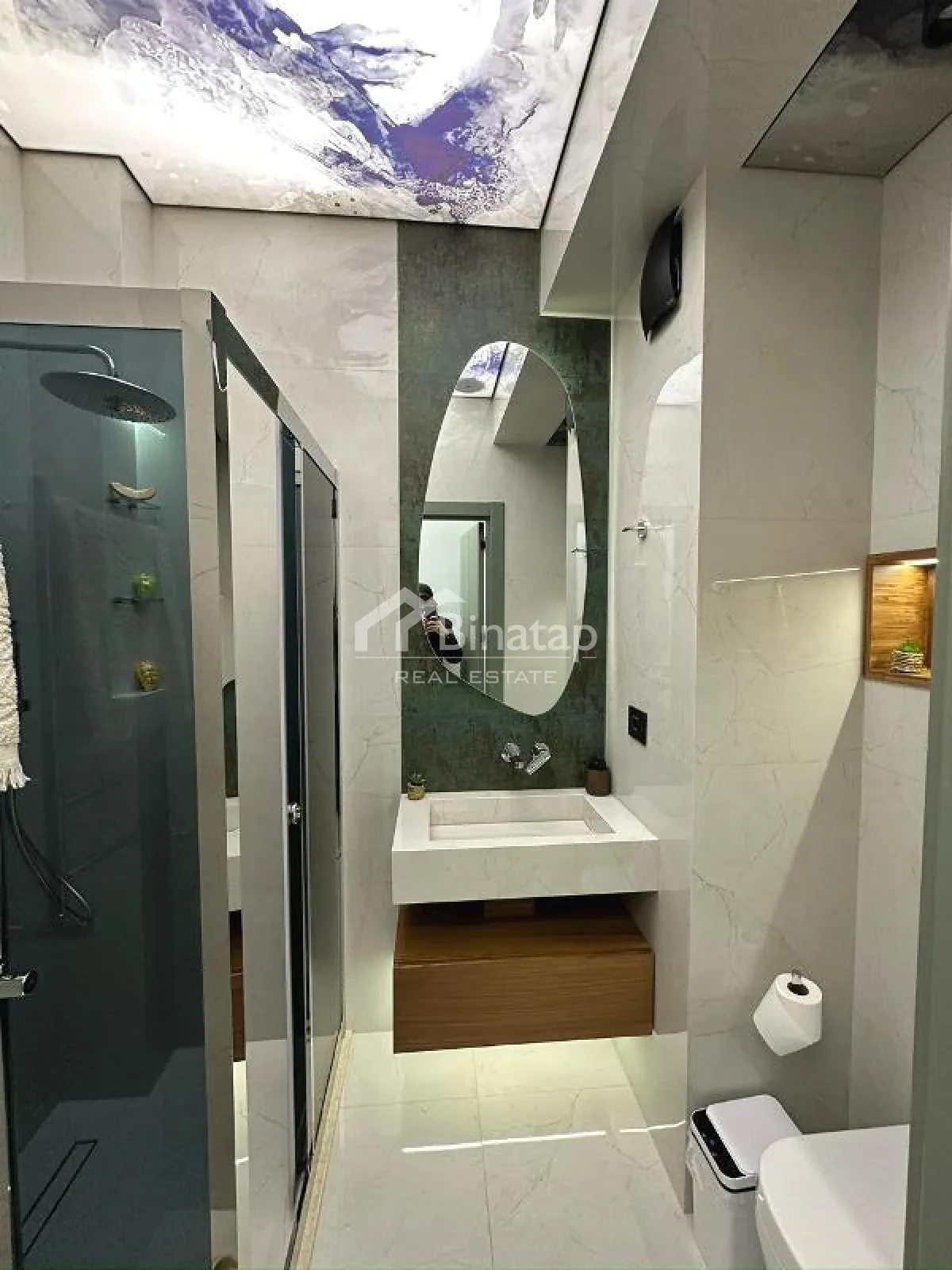 Satılır 2 otaqlı yeni tikili 54 m², Elmlər Akademiyası m. — şəkil 15