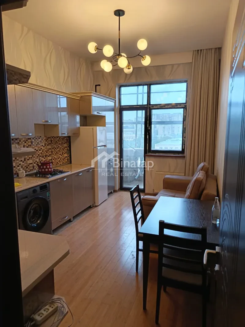 İcarəyə verilir 1 otaqlı yeni tikili 60 m², Elmlər Akademiyası m. — şəkil 3