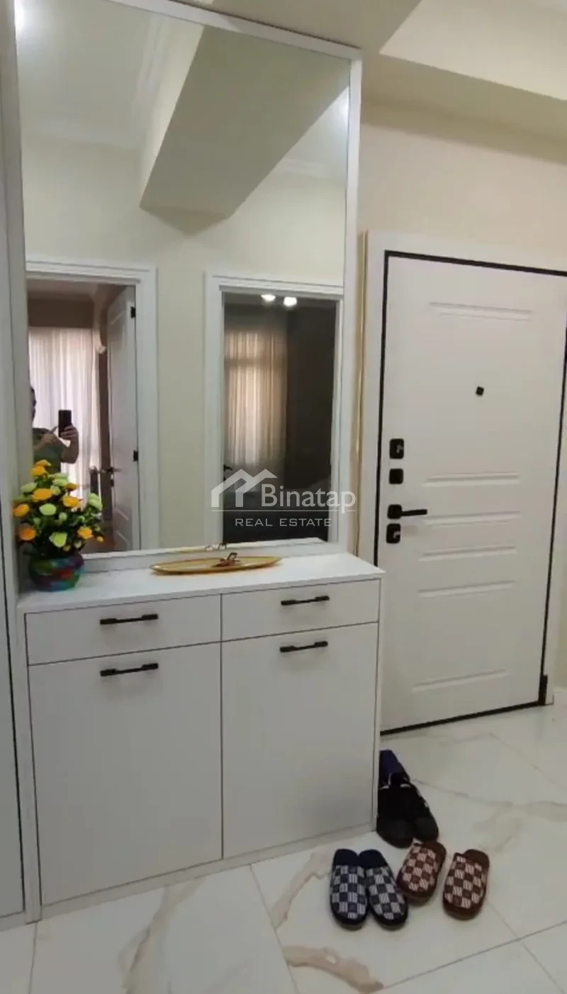 İcarəyə verilir 3 otaqlı yeni tikili 85 m², İnşaatçılar m. — şəkil 14