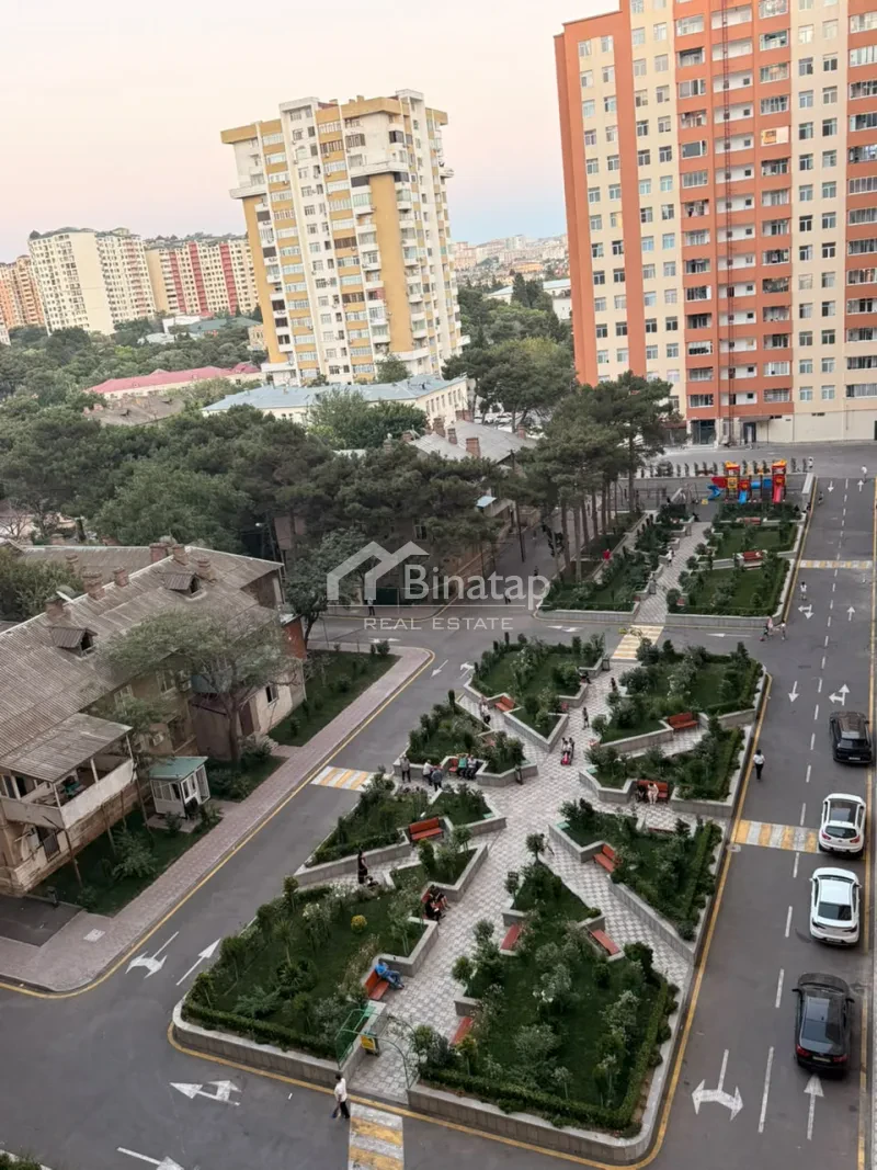 Satılır 3 otaqlı yeni tikili 106 m², Qara Qarayev m. — şəkil 2