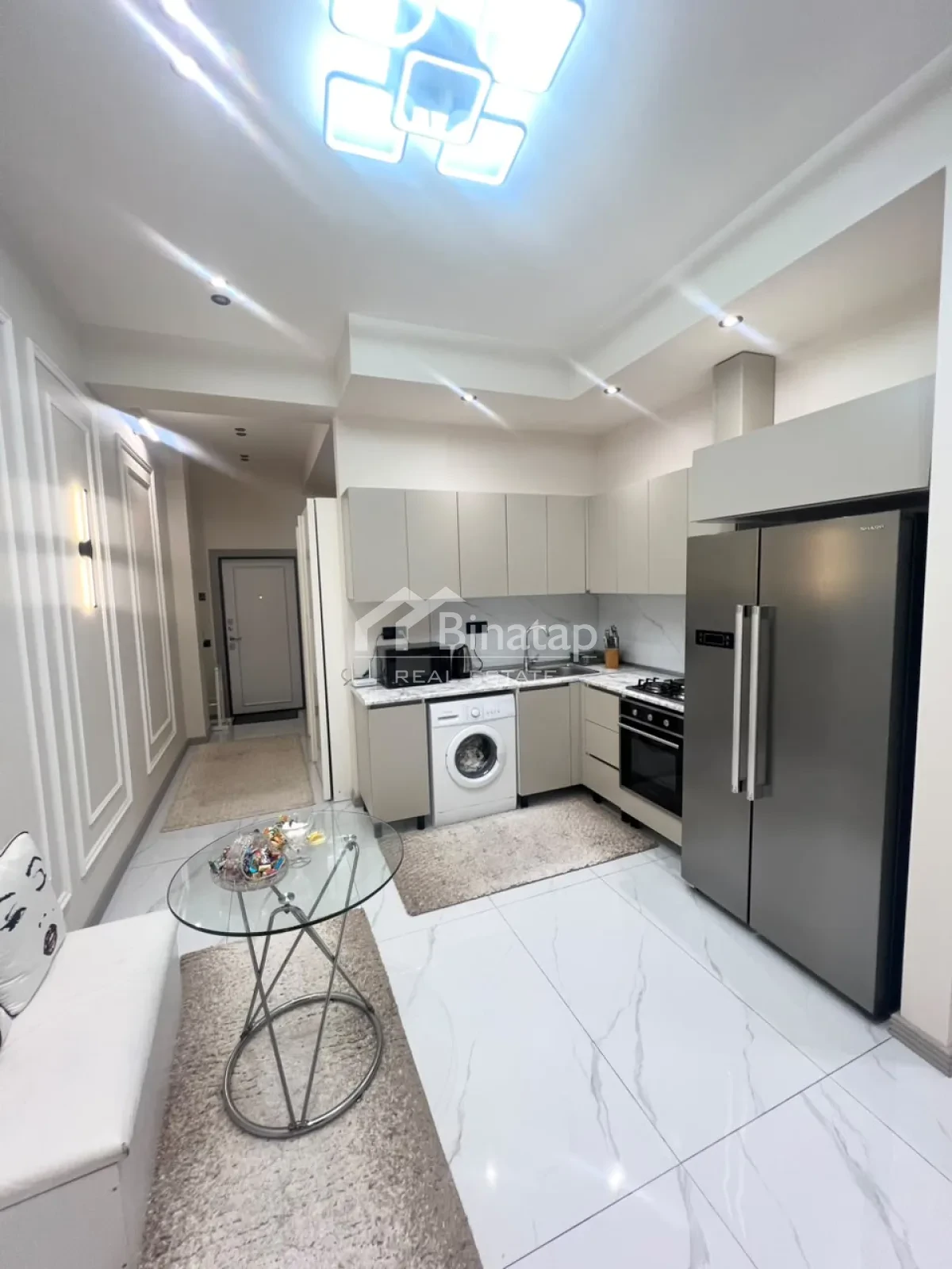 Satılır 2 otaqlı yeni tikili 72 m², İnşaatçılar m. — şəkil 1