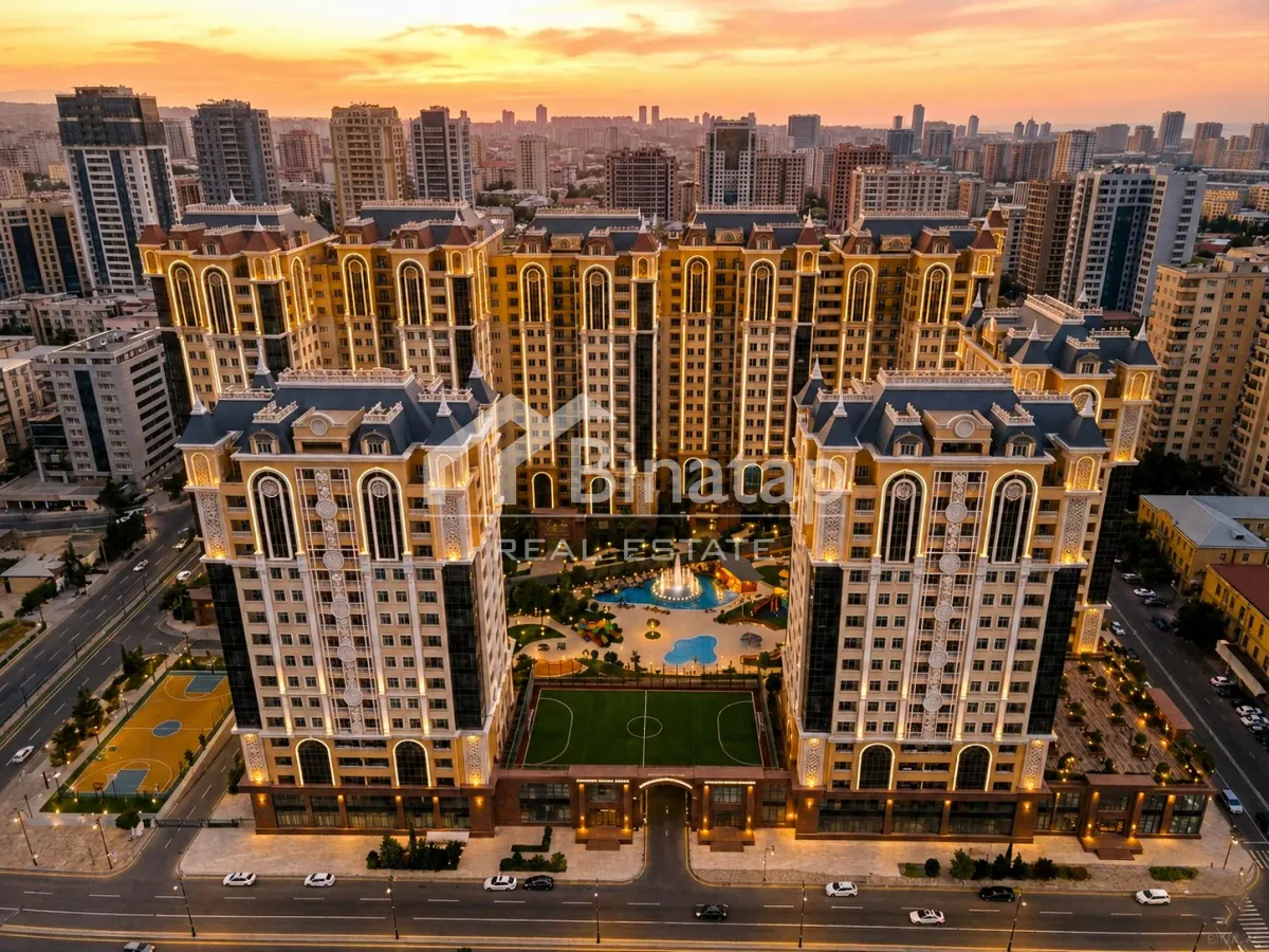 Satılır 3 otaqlı yeni tikili 121.7 m², 28 May m. — şəkil 1