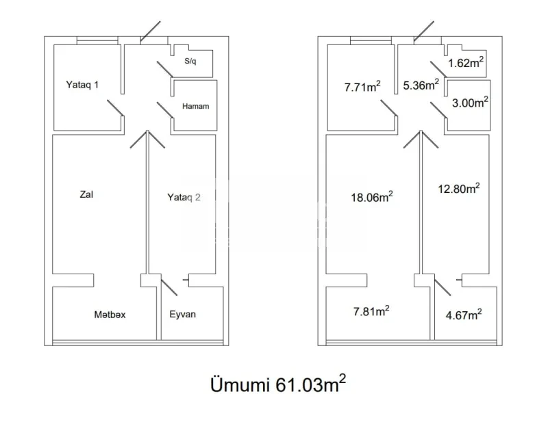 Satılır 3 otaqlı köhnə tikili 61 m², Nərimanov r. — şəkil 18