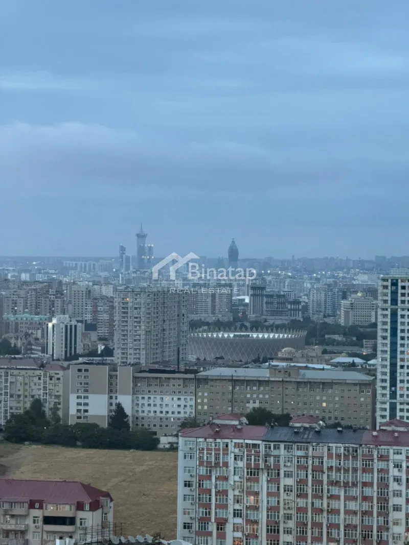 Satılır 3 otaqlı yeni tikili 90 m², İnşaatçılar m. — şəkil 13