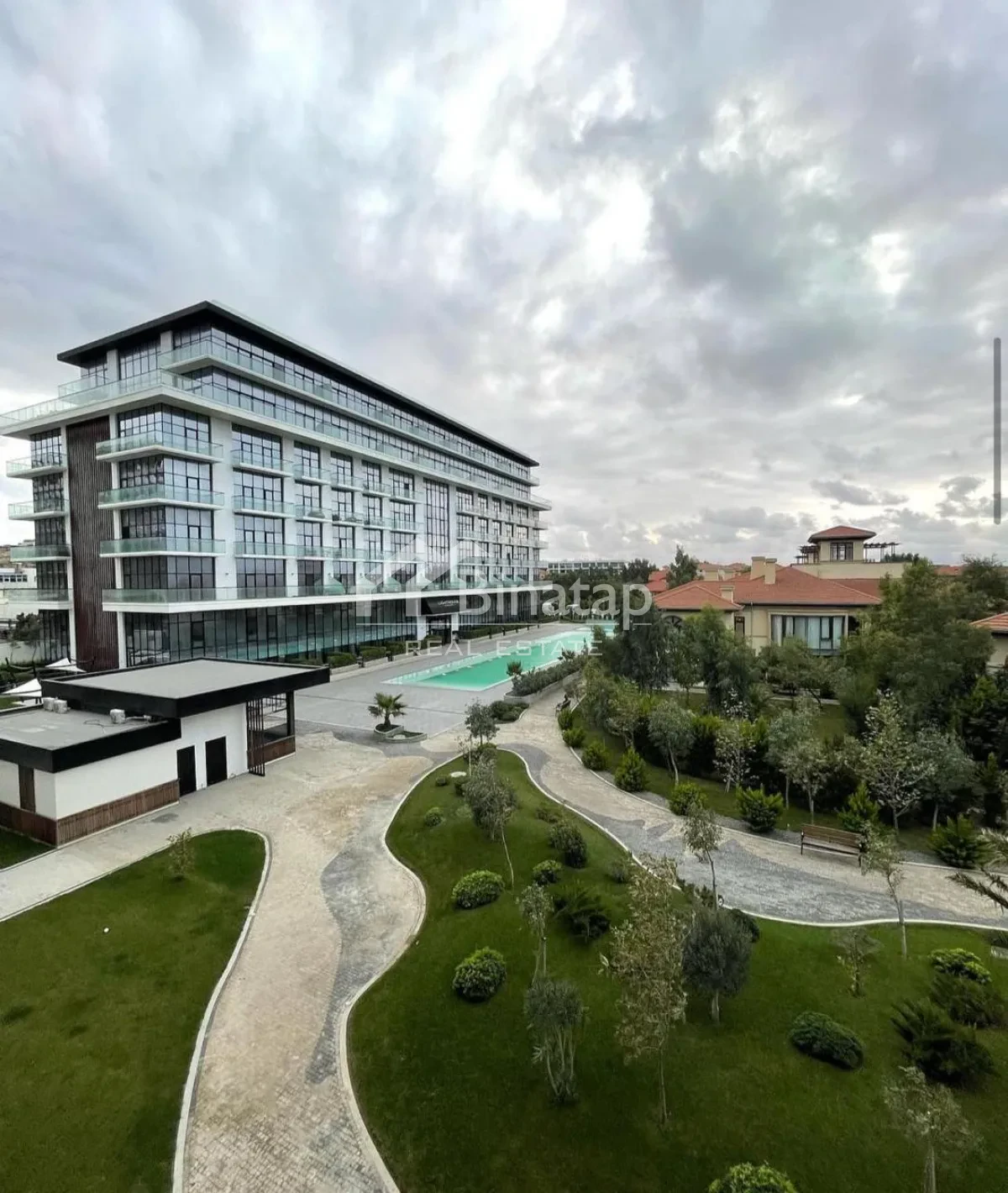 Satılır 1 otaqlı yeni tikili 56 m², Nardaran qəs. — şəkil 1
